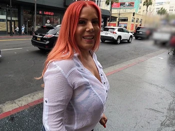 We're Off to the Streets of Hollywood with a "Very Hot" Mature Nicky Ferrary, Your Trusted Tour Guide ;-)