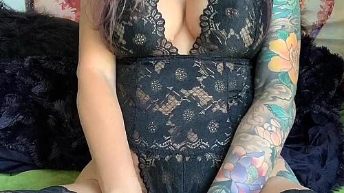 Foot/Stocking Fetish With Toe Sucking