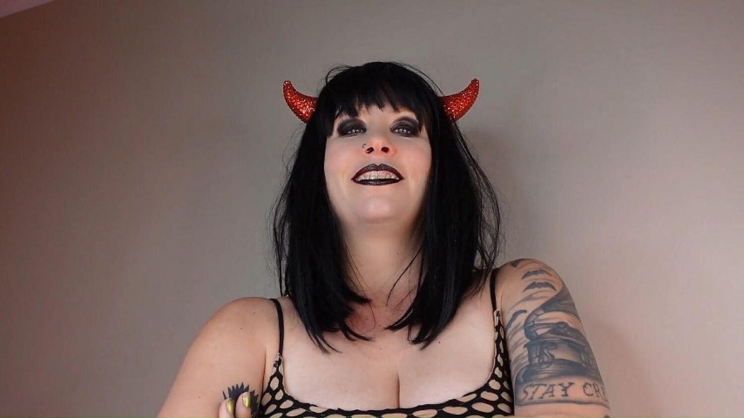 Timid Step-Mom Posessed By Demoness