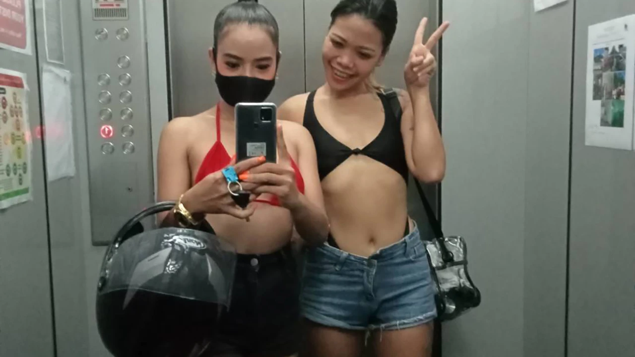 Girls Having Fun Together in Pattaya