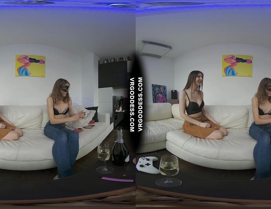 Miss Pussycat Plays Strip Card Games with Rebeka Ruby That Turns Into Scissoring Lesbians