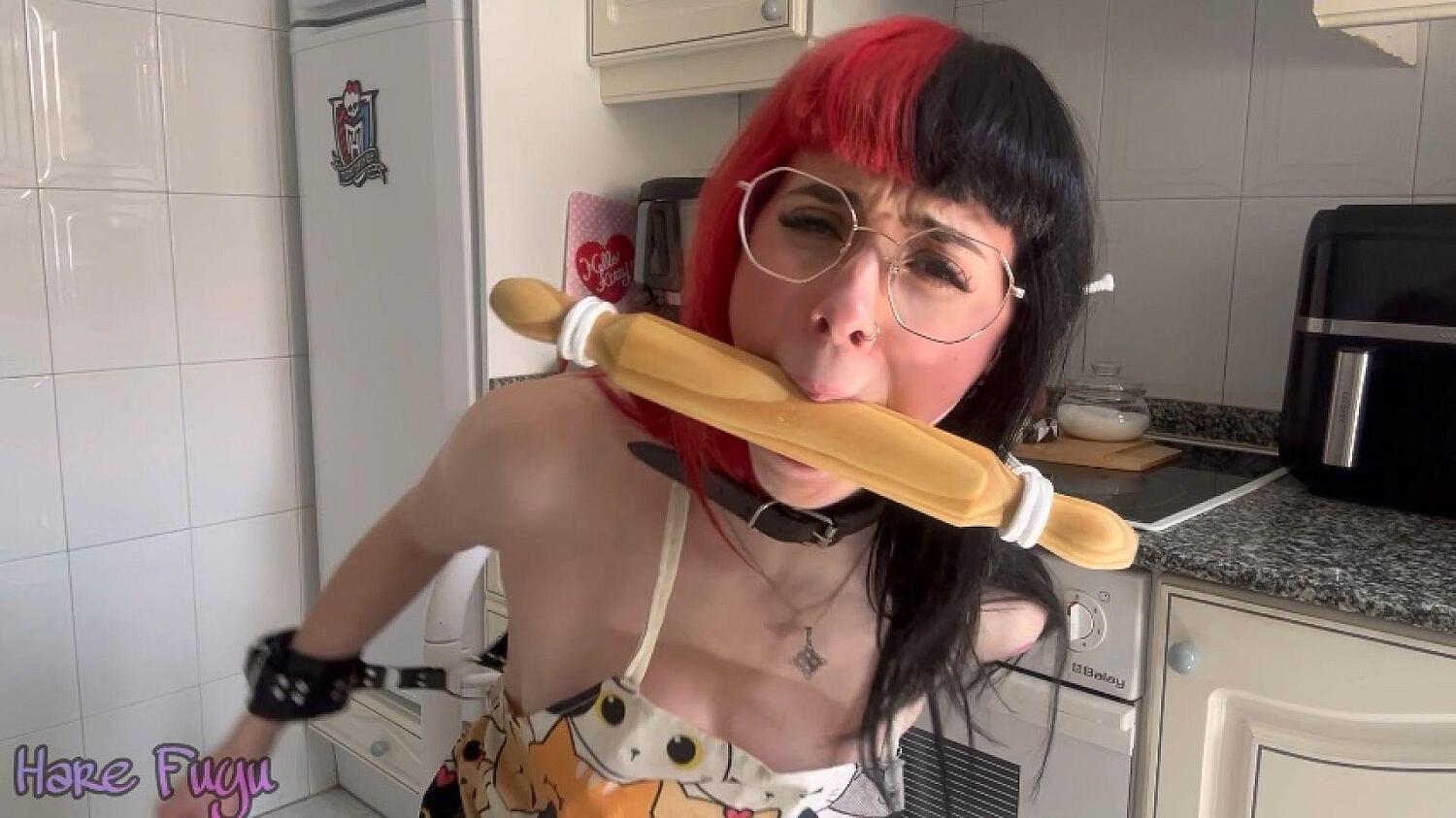 Tied And Gagged In The Kitchen