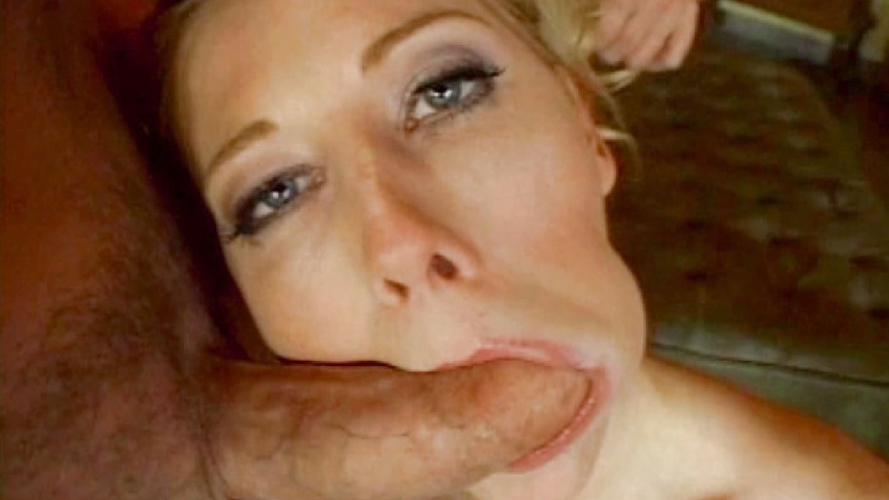 Blonde Whore Michelle Louise in Three-Man Double Penetration Gangbang