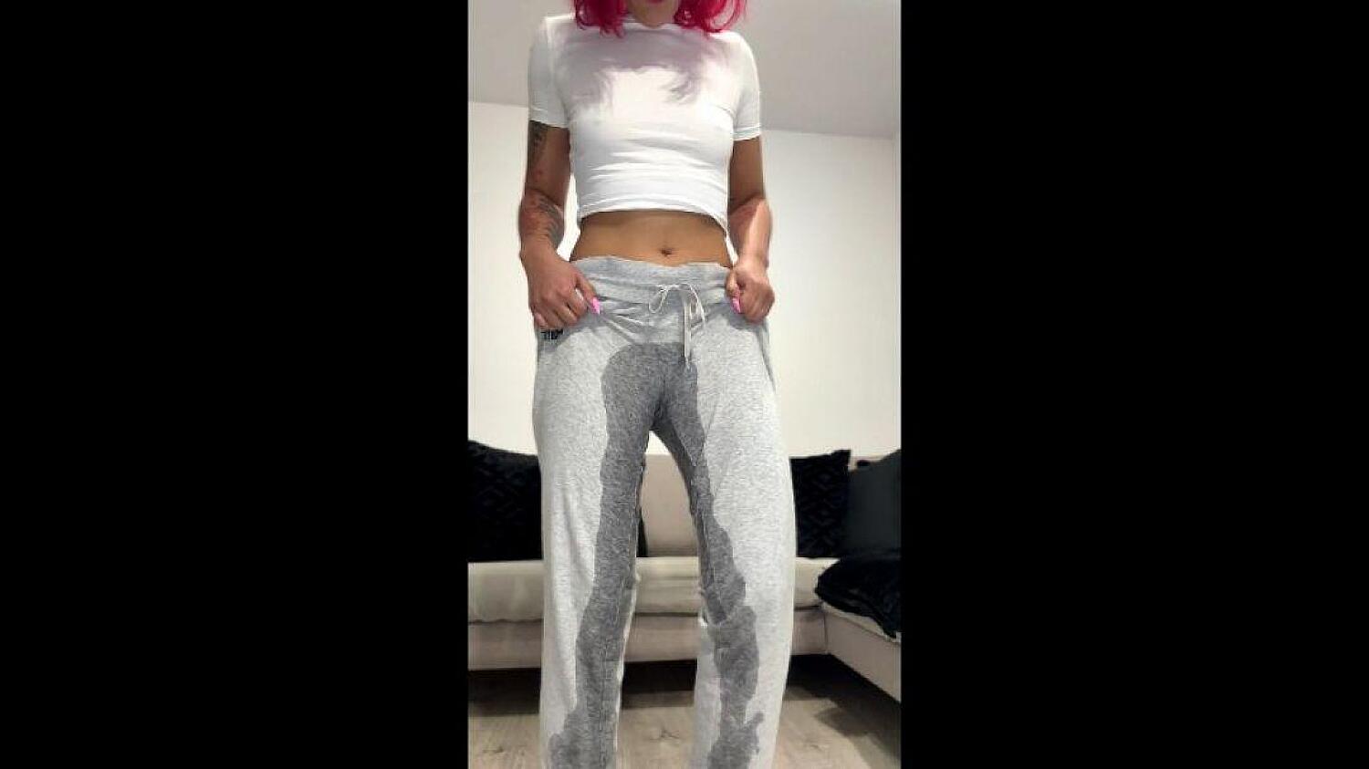 Desperately Peeing Trainer Pants Standup