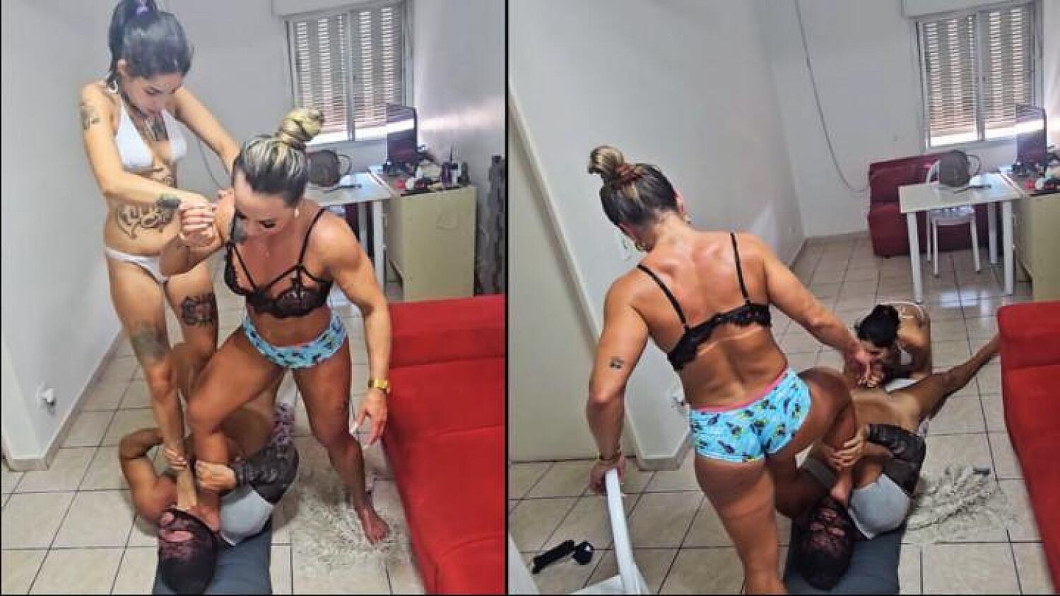 Jump Training - Dominatrix And Her Pupil