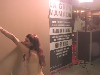 First Class Audience for Teen Iris'glory Hole, Even Celebrities Like Nacho Vidal!