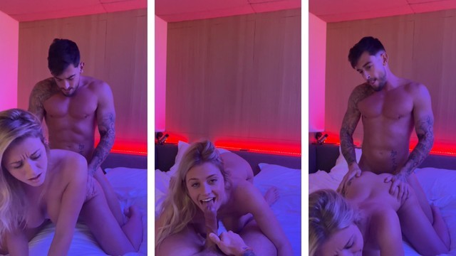 Young Blonde Looking for a Guy to Fuck in a Hotel
