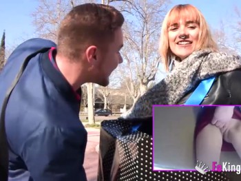 Vivi Lets Herself Be Fingered to Hunt a College Guy. at the End She Gets Fucked By David Ron
