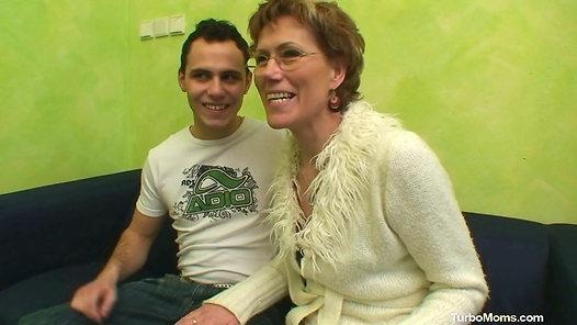 Czech Grandma Mila Fucks A Grandson