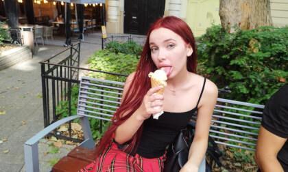 Megan Murkovski Part One - Tiny 18-Year-Old Newbie Man Handled By Middle Aged Pervert