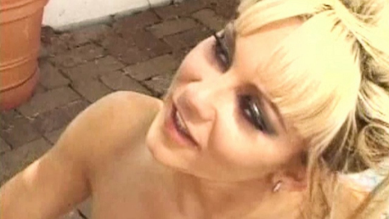 Pretty Dayton Gets Some Cum On Her Tits After Riding On A Cock Outdoors