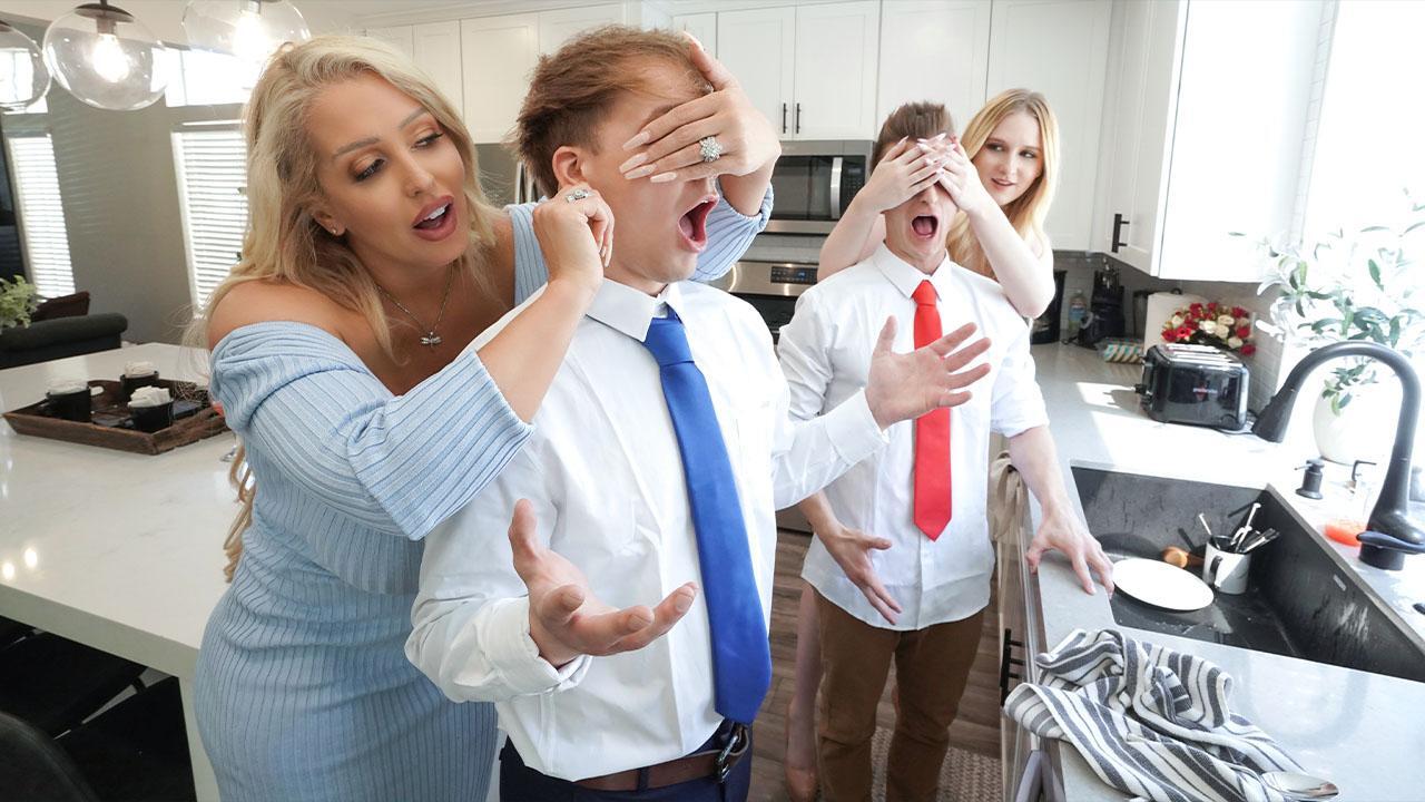 Buddies Joshua and Oliver are excited for their dates tonight, and are hopeful about their opportunity to hit a home run. But when they overhear their stepmoms’ girl talk, they can’t help but feel bad for leaving them alone and upset. So, the boys cancel their plans and instead make Alura and Audrey a date at home. Filled with amazement, their stepmoms return the nice gesture with a delicious dessert.