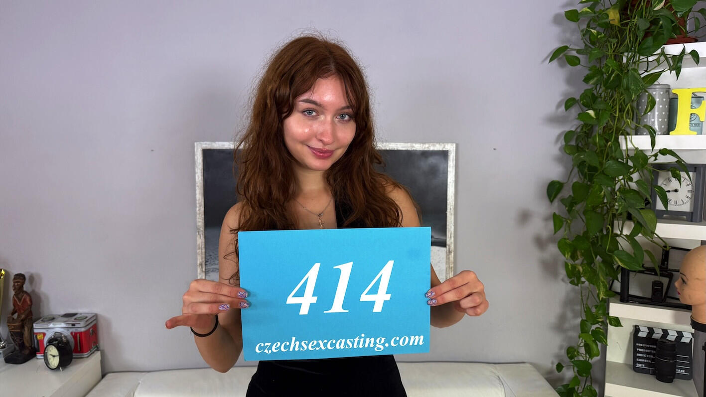 Hot Brunette In Her First Ever Casting Scene