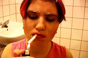 Slut Fucked at Public Toilet