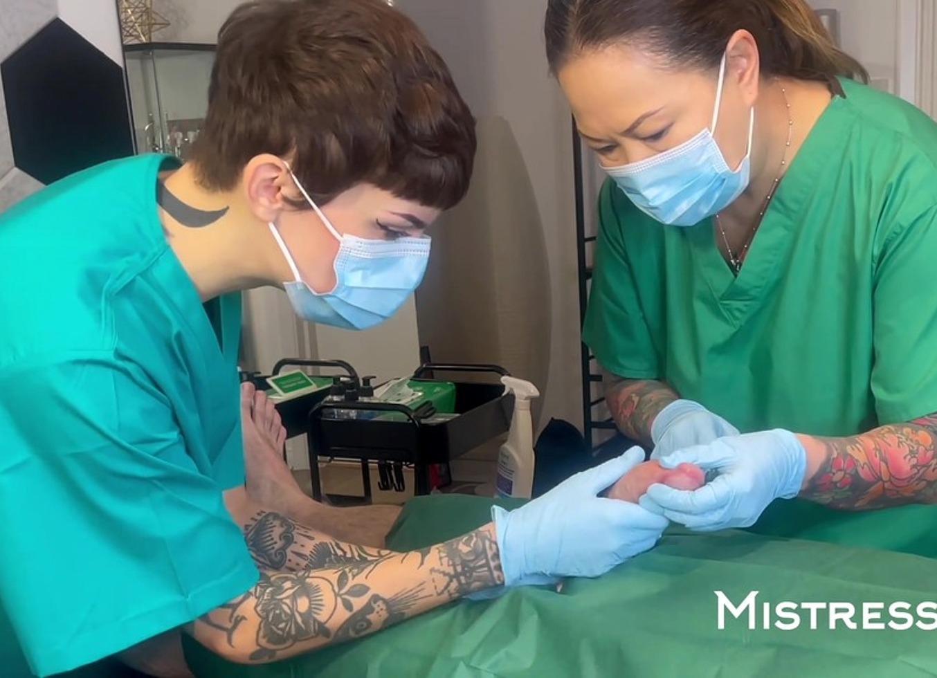 Double Domme Medfet Sounding Exam And Treatments With Madame Li Ying And Our Patient