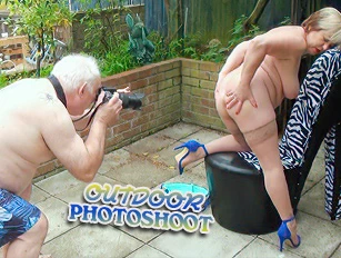 Outdoor Photoshoot in Bra and Knickers Leads to a Facial