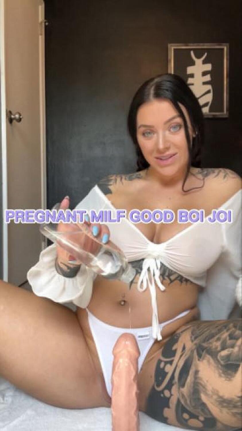 Pregnant MILF Hood Boy JOI