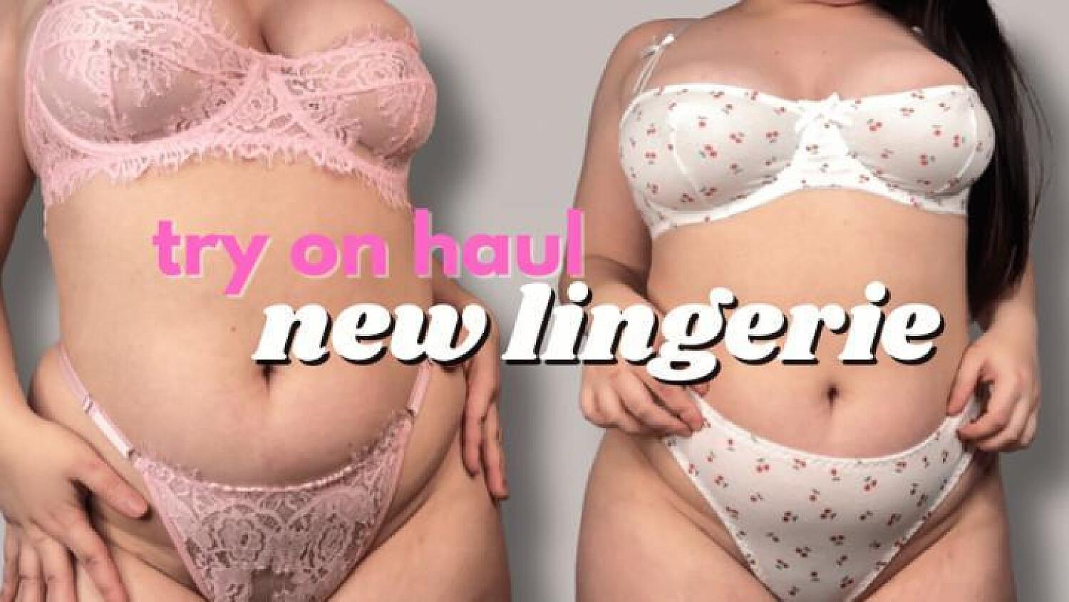 Try On Haul New Lingerie Nsfw