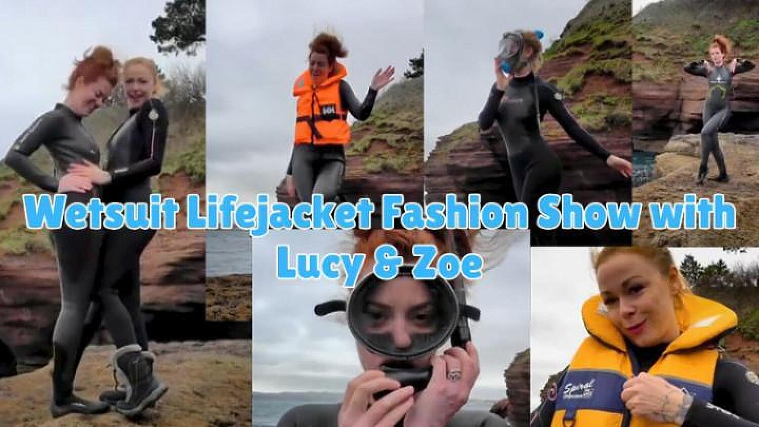 Wetsuit Lifejacket Fashion Show With Lucy & Zoe