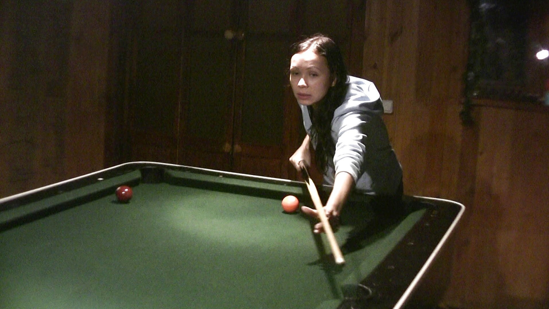 Little Hellcat Gets Fucked Up Against a Pool Table Like a Slut Fuck Toy