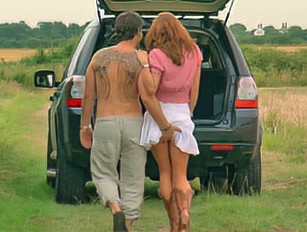 Heavens Angel and Neil Outdoor Sex