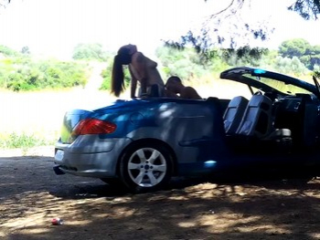 Tommy Fulfills One of His Fantasies in His Convertible, the First Pussy of the 'Easy Girl' He's Busted.