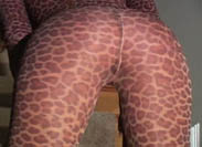 Leopard Girl with Plump Pussy