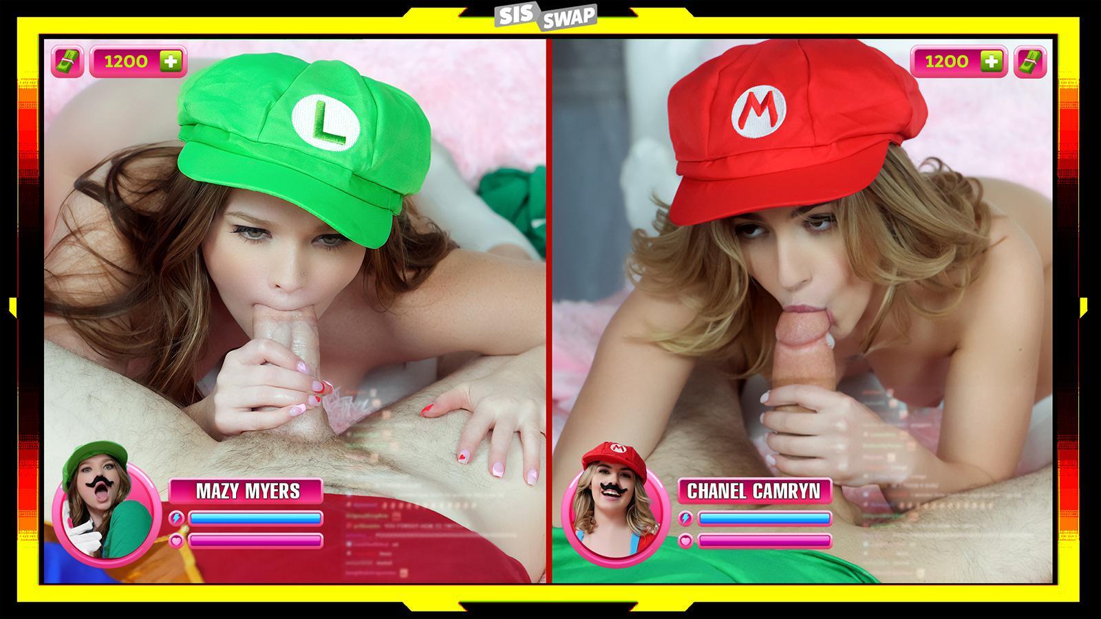 Chanel and Mazy want to be viral streamers, but they’re having difficulty getting their views up. Their stepbros, Anthony and Nick, know precisely how to game the system and get their views through the roof - but it involves getting a little dirty. The girls are willing to do anything, so when Anthony and Nick whip out their dicks, they get right to work. The views start pouring in, and Chanel and Mazy want to take the stream as far as possible, so they take the ultimate plunge and do a full-on swap.