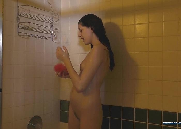 Miranda Miller Shows Off In The Shower