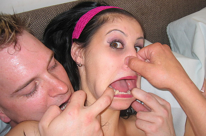 Two on One Action for Sweet Ariel Black.