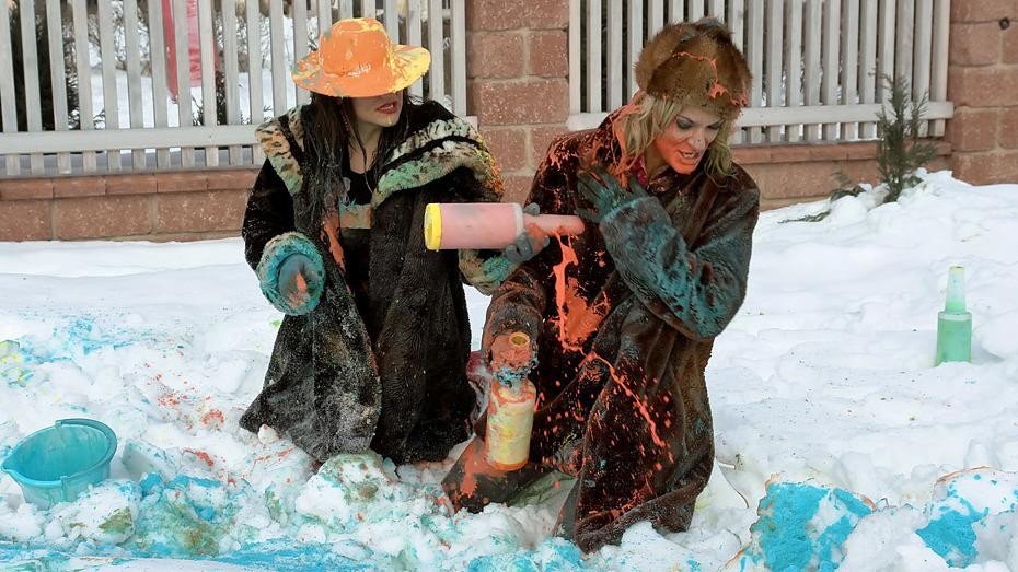 Catfight Too Messy to Stay Indoors