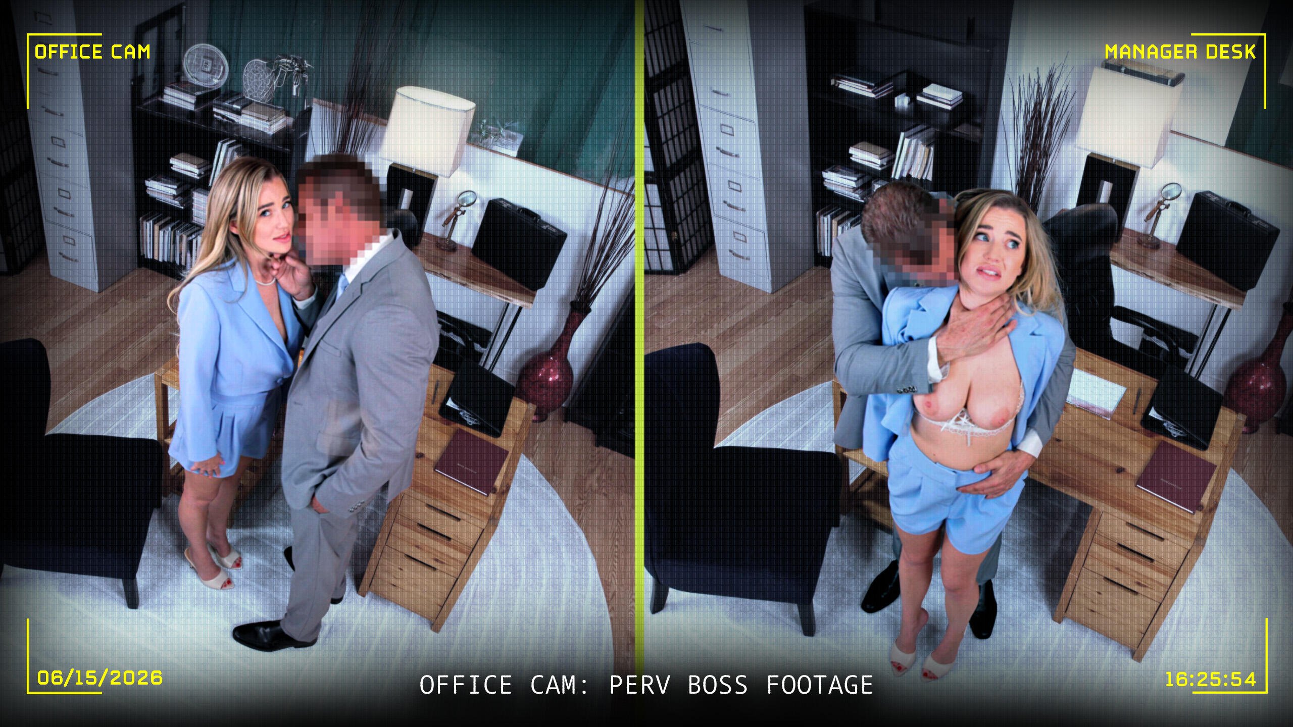 Pervboss: Fucked While My Husband Was Just Outside The Door (Power Corrupts)