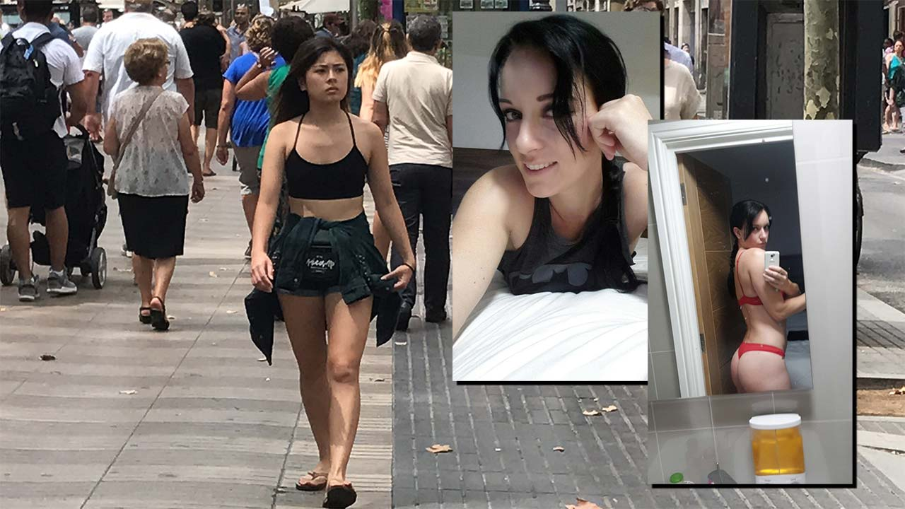 Hot British Sluts Pics & Walk Around Barcelona