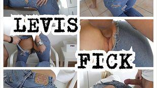 Jeans Ripped Open - Fucked With Cumshot