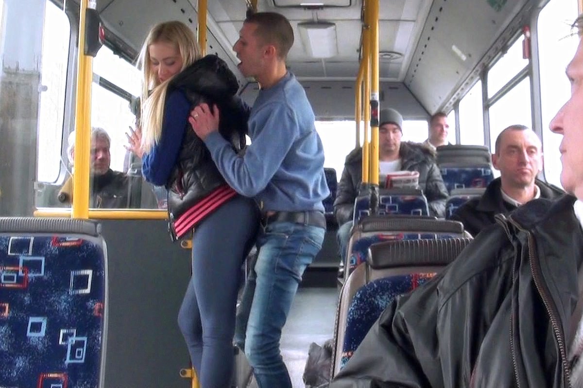 Ass-Fucked On The Public Bus