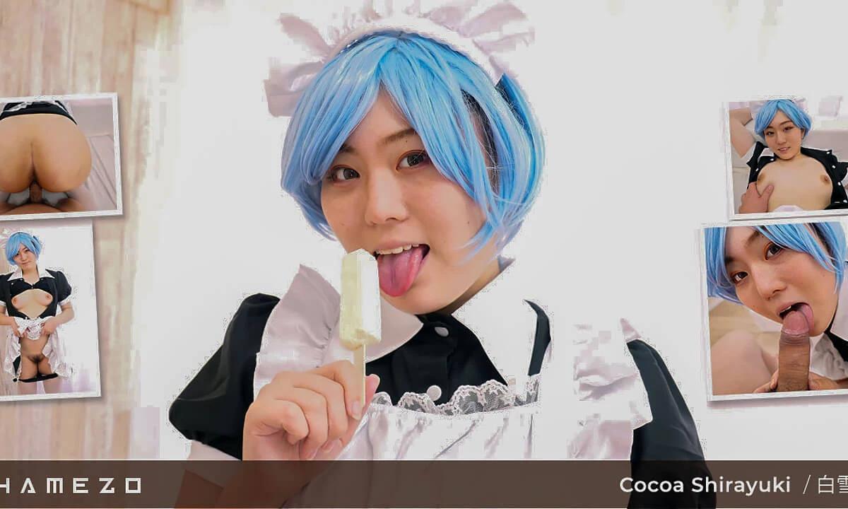 Cute Slutty Maid Cocoa Shirayuki Is So Happy To Be Bread