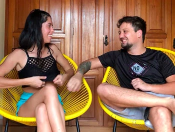 We Open the New House. How? Fucking Like Animals. the 100% Amateur Brazilian Couple Makes Their Debut!