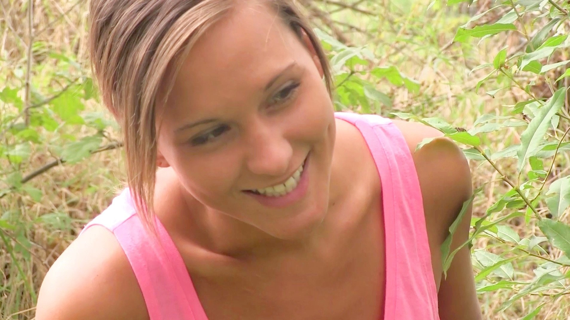 Naomi Bennet Gets Spit-Roasted By Two Cocks While Camping