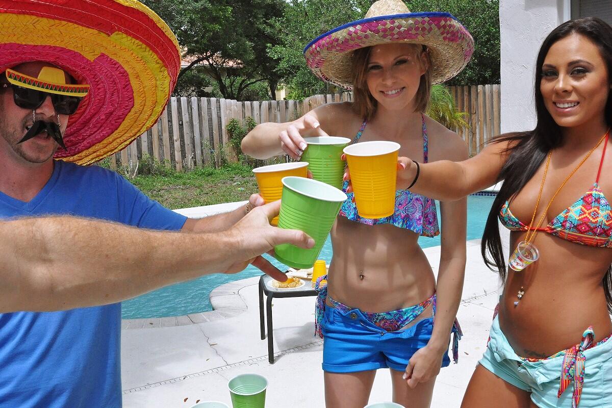 Pool Party with Two Horny Girls