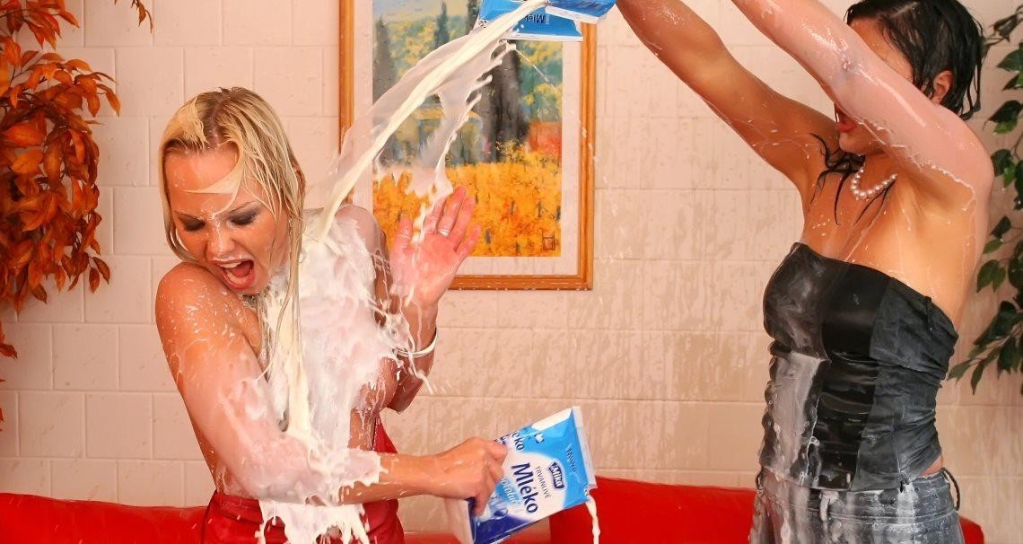 Cheating Friend Gets Doused in Milk