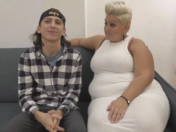 Vicky BBW Snacks on a Young Skater Fresh From Skating! Two Tits Like Melons to Start with ;-D