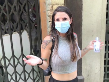 Jesus Reyes Goes on a Hunt Around Barcelona to Do an Experiment. Do Masked Girls Suck Dick Well?