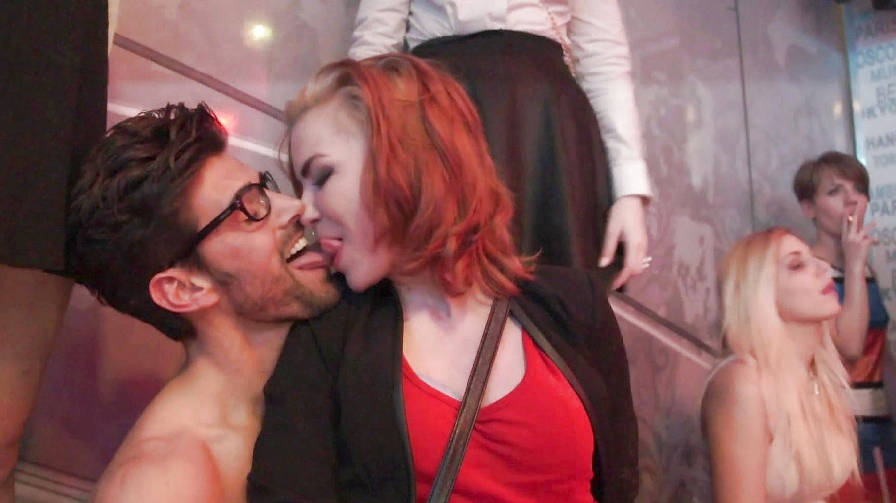 Voyeurs Getting Off Watching the Oral Sex All Around the Club