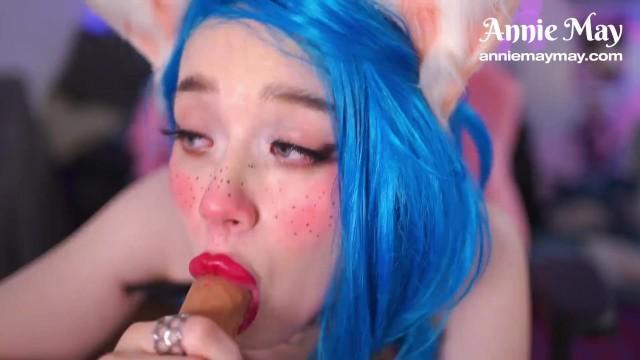 Jinx Loves Cocks - Annie May May Public Show