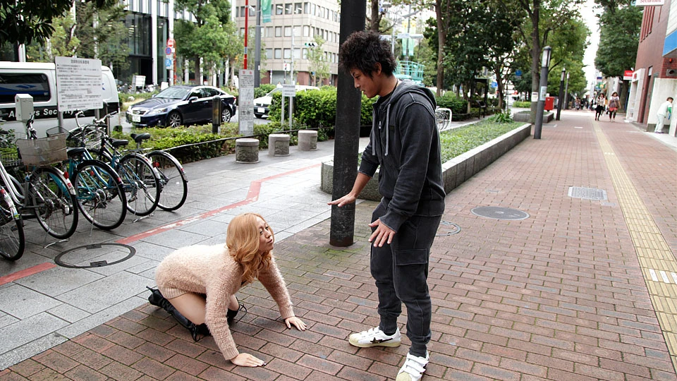 Mary Hayakawa Finds a Guy on the Street to Fuck