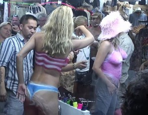 Body Painting Naked Girls in Key West