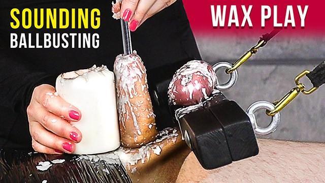 Urethral Sounding With Ballbusting And Wax Play - Femdom | Era