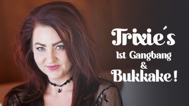 Trixie Rainns 1 St Gangbang & Bukkake!