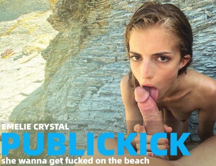 Povdreams Emelie Crystal Public Beach Fuck