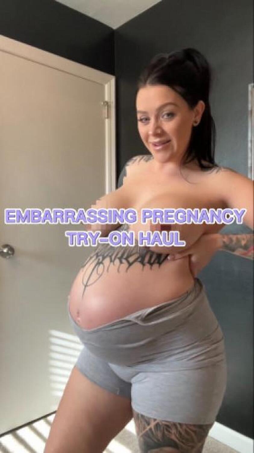 Embarrassing Pregnant Tryon Haul